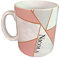 The Supreme Gift Company Personalised Rose Gold Marble Geometric Ceramic Mug