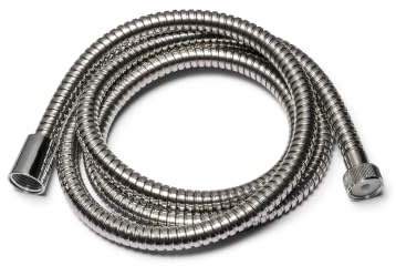 Croydex Stainless Steel Shower Hose, 1.75mm | Replacement Hose | Universal Fittings | Standard Bore | Suitable for Electric or Mixer Showers