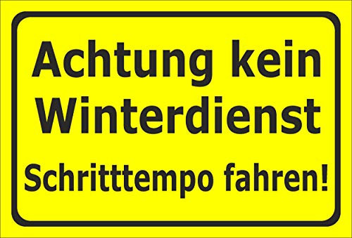 Melis-Folienwerkstatt Schild Schritt-Tempo Fahren - 60x40cm - 3mm Hartschaum – 20 VAR S00018-153-C