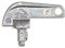 Roto Steckschlüssel für Drehsperre Standard, silber, 4,3x2x3