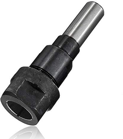 Mesee 1/2 Inch Shank Router Collet Extension Chuck Rod, Woodworking Milling Engraving Machine Extender Rod Holder Accepts 1/2-inch Shank Bits