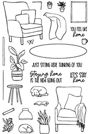 Schöne Metall Stanzformen und Stempel, für Zuhause Sofa Stühle Dekor Katze, Hunde Pflanzen Scrapbooking Kartenherstellung Prägung Schablone Stempel Gummi Stempel und Stanzschablone