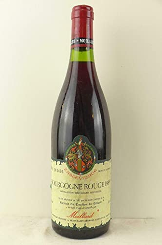 bourgogne moillard tastevinage rouge 1989 - bourgogne