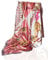 GLORIS Seidenschal Roses Quadrat 90x90cm Damen Elegante Seidentuch Haare Seidentuch Halstuch Satintuch Halstuch Bandana Tuch Kopftücher Damen Ansatz Scarf