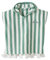Vertbaudet Baby Badeponcho grün/weiß gestreift 86/98