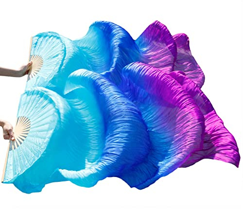 Nimiman Silk belly dance fan veils
