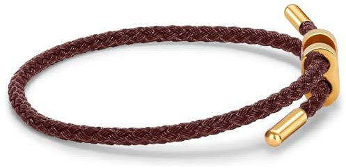 Berry Only Armband Damen Gold, Armreif Gold Damen Verstellbare Armband Stahldraht Armband, Dupes Schmuck Partnerarmbänder Freundschaftsarmband Dupe Armband Geschenke für Frauen Valentinstag, Kaffee