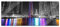 Pixxprint Glasbild Panorama, Wandbild aus Echtglas, Skyline von Dubai bei Nacht, 100x40 cm, inkl. Aufhängung und Abstandshalter