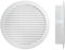 A2ZWORLD Griglia di Ventilazione Rotonda, Griglia Aerazione In Plastica, Griglia di Espulsione dell'aria, Dotato di Zanzariera, Colore Bianco, Made In Italy (Ø150mm H25mm Foro 120mm)