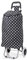SG Traders 51L Lightweight Shopping Trolley on Wheels Combines Functionality and Style Provides Smooth Convenient Grocery Cart Equipped Trolley Bag, Effortless Shopping Experience - Black Polka Dots