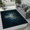 ROUSKI Drachen Teppich Wohnzimmer Schlafzimmer 3D Muster Design Retro Drache Teppiche rutschfest Waschbarer Kurzflor Teppich Grösse 180x240 cm Flauschig Weich Soft Home Outdoor Carpet Matte