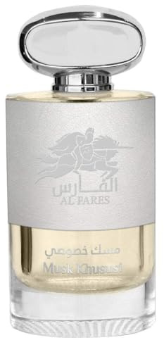 Al Fares Perfumes Musk Khususi Uni Eau de Parfum 80 ml – langanhaltender Duft für Damen und Herren – Premium-Duft für den täglichen Gebrauch & besondere Anlässe – elegantes Moschus-Parfüm für alle