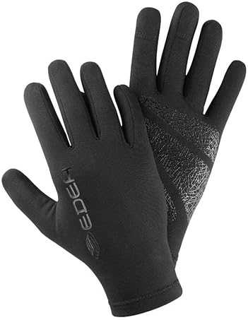 Edea E-Handschuhe PRO, mit Shadow-Logo, Eislaufen, Polyester, Schwarze Farbe, Größe: S
