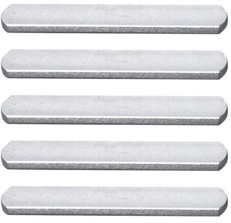 Wedhapy Plaques De Gilet De Poids Plaques Lestées pour Gilet Gilet Lesté Plaques d'acier Portantes Musculation Longue Plaque d'acier pour Le Fitness 5 Pièces