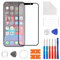 SwarKing New Front Outer Lens Glass Screen Replacement for iPhone 12 Pro max with Free Repair Tools Kit.(No LCD Touch ＆ Digitizer)-(6.7 inch)