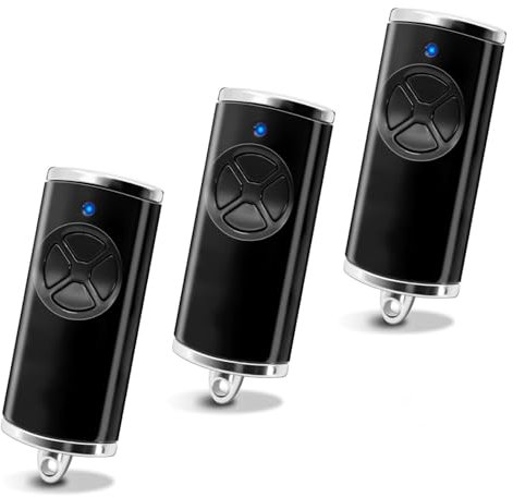 868MHz Telecomando per porta del garage, 4 Canali Telecomando per cancello Hormann Handsender, Bip Portale Porta Garage Compatibile con Hörmann HSM4 HSE2 HS1 HS4 HSZ1 HSZ2(3PCS)