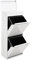 ARREGUI Top CR421-B2 Steel Waste Separation System with Storage Box with Lid | 2 Compartments Waste Bin for Kitchen | 2 x 23 L (46 L) | 2 Compartment Waste Bin | Removable Inner Bucket with Handle |