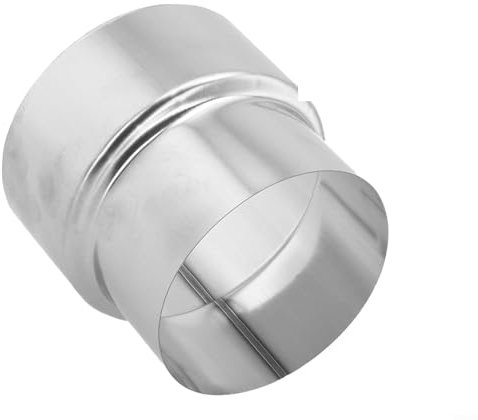 Gdfnmogo Reductor de revestimiento de humo de acero inoxidable,Conector de tubo de estufa,Para sistemas de ventilación de aire acondicionado de calefacción,Varios tamaños disponibles (Ø80mm/Ø70mm)