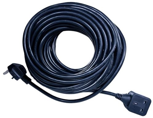 UK-EXT Heavy Duty Extension Power Cable – 2.5mm² UK Mains Lead for Indoor & Outdoor Use, Durable, Versatile – Available in 10m & 20m Lengths (20m)