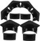 YARNOW 2 Sets Billardtisch Zubehör Billardtisch Tascheneinlagen Billardtisch Ersatzteile Billardtisch Einlage Billardtisch Teile Billardloch Tisch Einlage Pad Schwarzer