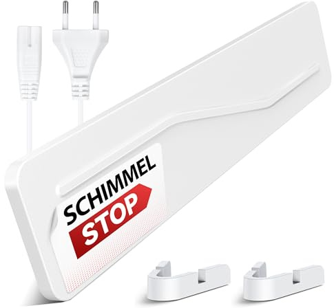 Rankaa Schimmelentferner Wand mit Infrarot–Alternative zu Schimmelspray und Schimmelfarbe-ohne Chemie, geruchslos & energieeffizient, Infrarot Anti Schimmel Heizung für alle Wände- 1 Stück