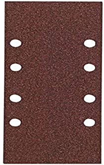 HIKOKI 753038 - Papel de lija para lijadoras orbitales 93x230 mm grano 240 Clip-on (Envase 10 ud.)