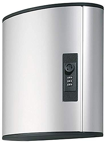 Durable Schlüsselkasten Key Box Plus (Zahlenschloss + Einwurfschlitz) für 54 Schlüssel, silber, 196823