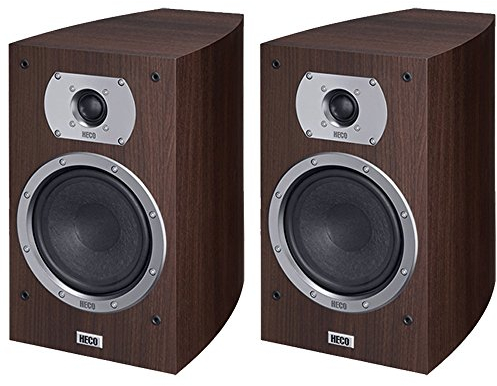HECO 1345832 Victa Prime 302 - Altavoces para estanterías estéreo y home cinema, 1 Par, Café expreso