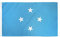 AZ FLAG - Flagge Mikronesien - 90x60 cm - Föderierte Staaten Von Mikronesien Fahne 100% Polyester mit Messing-Ösen - 50g
