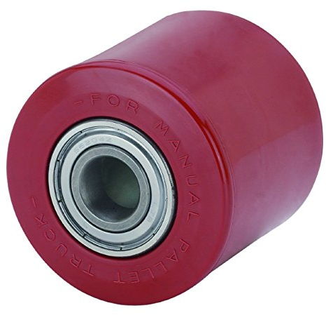 Hubwagenwalze 82 mm Breite 100 mm Achse 17 mm Polyurethan Räder Rollen Hubwagen Ersatzrolle