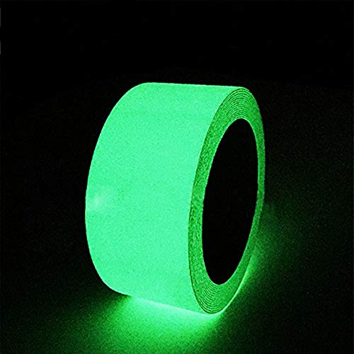 Gebildet Leuchtendes Band, Selbstklebendem Band, Warnband, Luminous Tape, Glow In The Dark, Wasserdicht, Abnehmbar, Sicherheit / 5cm * 3m, 1 Stück