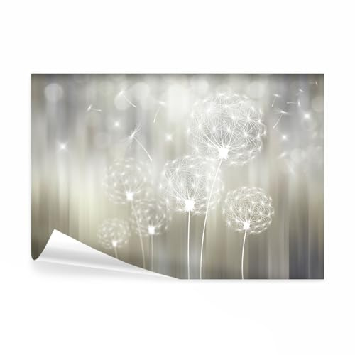 decomonkey Fototapete Pusteblume, 400x280 cm, XL, Blumen Abstrakt, Vlies | Schlafzimmer, Wohnzimmer, Tapete, Fototapeten, Tapeten, Vliestapete, Wandtapete, moderne, Wandbild, Wand
