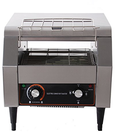 CGOLDENWALL 800Pcs Commercial Sandwich Toaster Electric Conveyor Toaster with Extra Wide Slots-Stainless Steel Bread Maker - Baking Machine