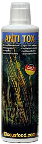 Discusfood Anti Tox Wasseraufbereiter mit hoch-qualitativen, mokronisierten Zeolithen, flüssiges Filtermedium
