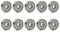 Unxuey 6x19x6 mm Stahl Rillenkugellager Modell 626ZZ Longboard-Lager Packung mit 10 Stück