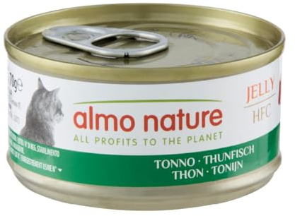almo nature HFC Jelly Nassfutter für Erwachsene Katzen Thunfisch - Dose 70 g.