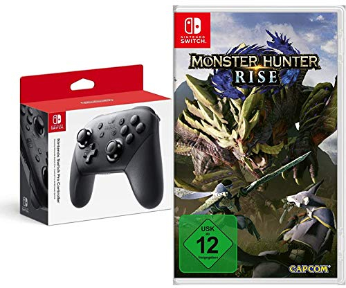 Nintendo Switch Pro Controller + Monster Hunter Rise