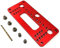 Auoeer Tools Aluminum Alloy Pocket Hole Jig Set Wardrobe Door Cabinet Positioner Handle Punch Locator Drill Guide Sleeve Drill bit Set