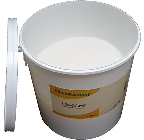 5kg Silica Gel weiss, Silicagel, Silika Gel, Silikagel, Trockenmittel, 5kg