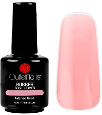 Rubber Base 15ml Cover Intense Rose - Cover Rose - Dauerhafte Lackierung - Gel-Nägel - Outlet Nails