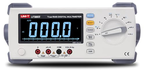 UNI-T UT8803E Multimetro Digitale 200000 Conta 100kHz Frequenza Risposta Risoluzione Lettura 5K rdgs/s Più Veloce Test Rate (UT8803E)