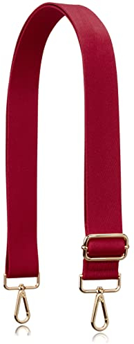Allzedream Handtasche Riemen verstellbarer Ersatz Umhängetaschen Breite Taschengurte (Rot-Gold Hardware)
