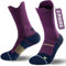 Rahhint Coolmax 3 Paia Calzini Compressione Uomo Running Uomo Calze da Corsa Trekking Uomo Anti-Vesciche Con Cuscino a Zone Ventilazione in Rete e Supporto Dell'arco Plantare, Sportivi Taglia 35-51