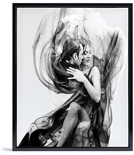 Bilderrahmen Leerrahmen für Leinwand Bilder auf Keilrahmen | Format 40x40 cm Farbe schwarz glanz