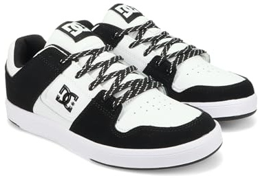 DC Men's Shoes Cure Skate, White, 11