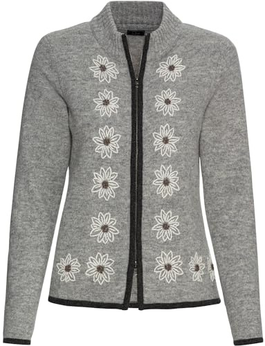 Luis Steindl Strickjacke mit Edelweiß
