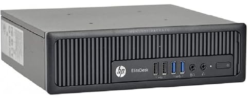 HP EliteDesk 800 G1 USDT Ordinateur de bureau (reconditionné) Processeur Intel Core i5-4570S, Mémoire RAM 16 Go, disque SSD 240 Go, sorties vidéo VGA et port d'affichage, Windows 10 Pro