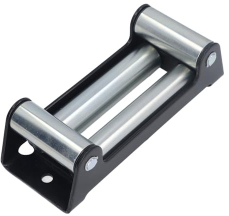Winch Roller Fairlead, 12000lb 4 Way Universal Mount Cable Guide Heavy Duty Winch Rope Guide, Winch Roller Guide Fairlead Universal for SUV Truck Vehicles Wire Rope