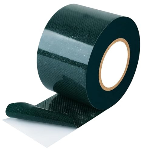 aotusoa Kunstrasenband Selbstklebend Grün Klebeband zur Verbindung und Befestigung von Kunstrasen Außenbereich Garten Naht für Synthetischer Gras Rasen Teppich Nahtband (Doppelseitig, 50mm X 20 m)
