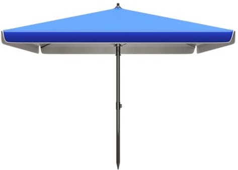 Ombrellone Da Giardino Quadrato, Ombrellone Da Mercato 2x2 Ultra Resistente Impermeabile, Ombrellone Da Terrazzo Antivento, Altezza Regolabile, per Patio, Cortile, Spiaggia, Piscina(Color:Blue)